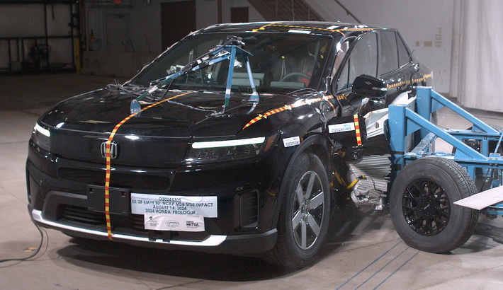 2026 Honda Prologue NHTSA side crash test