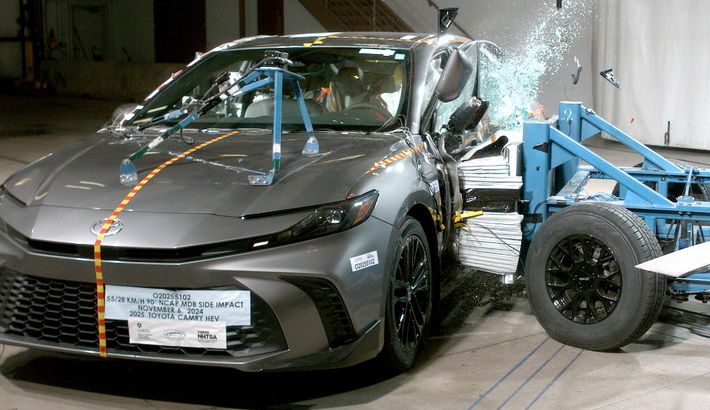2026 Toyota Camry NHTSA side crash test