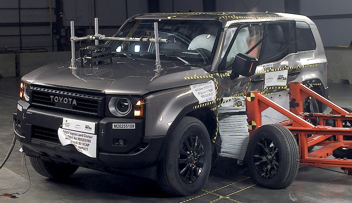 2026 Toyota Land Cruiser NHTSA side crash test